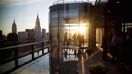 纽约的豪宅房地产市场正在回调